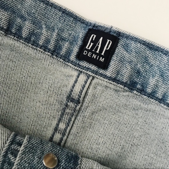 GAP | NWT Two Tone Denim Pencil Skirt - Picture 5 of 7